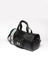 Sac de voyage en cuir 24H Le Mans Georges Planeur noir
